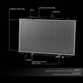 Cooling Radiator for Honda Odyssey 1999–2004, Isuzu Oasis 1999, DPI 2270