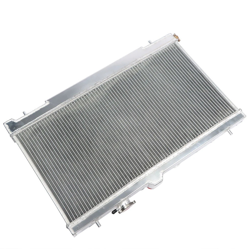 2Row Aluminum Racing Radiator with Fan Shroud for Subaru Impreza WRX STI (2002–2007)
