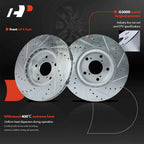 Front Drilled Rotors for Honda Ridgeline (2006-2014)