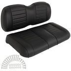 Set of 2 Black Front Cushions for E-Z-GO TXT (2000–2023)