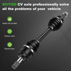 Front Left Right CV Axle for Honda Rancher 400 4x4 (2004–2007)