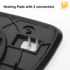 Right Side Heated White Mirror Glass for KIA Ceed (2009–2012)