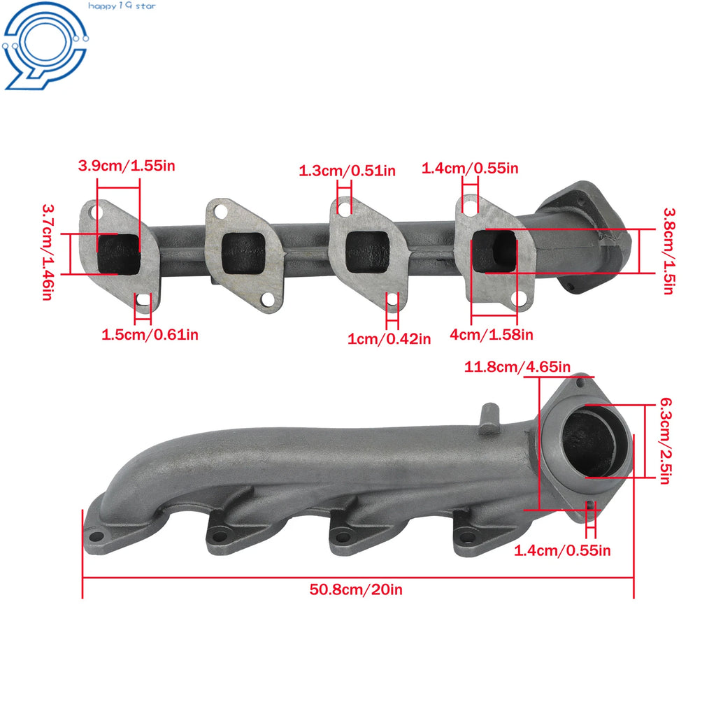 Left Exhaust Manifold for Ford F-150 F-250 F-350 Super Duty (2010–2020)