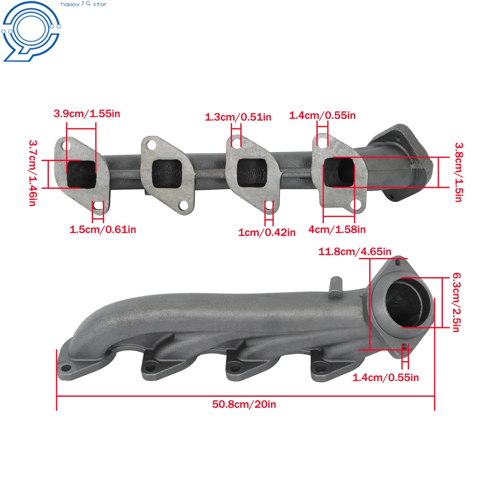 Left Exhaust Manifold for Ford F-150 F-250 F-350 Super Duty (2010–2020)
