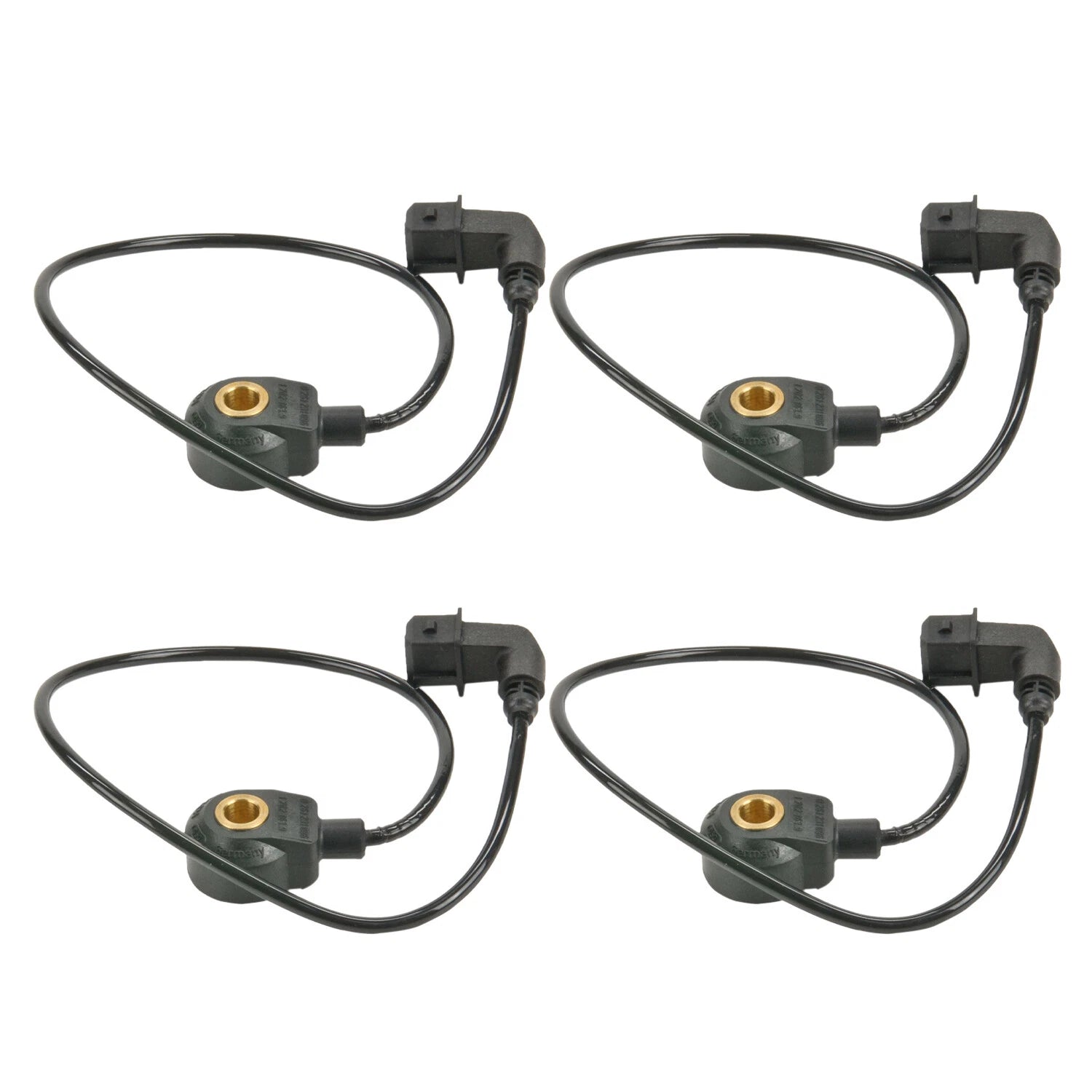 Set of 4 Bosch Ignition Knock Sensors for BMW E34 E32 540i 740i V8