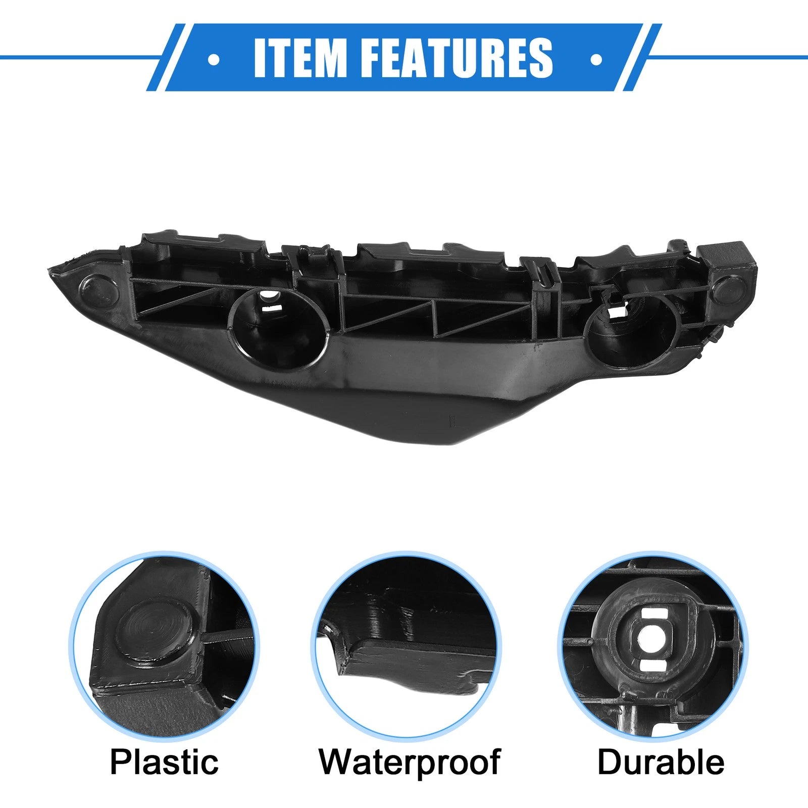 Left Bumper Mounting Support Bracket for Toyota Yaris (2007–2012) No.5253652140