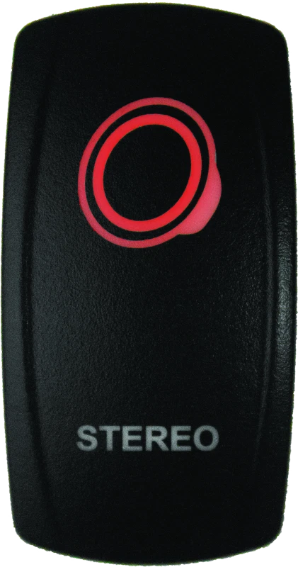 Lighted Switch for DragonFire Racing Stereo (Universal)