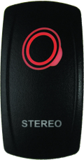 Lighted Switch for DragonFire Racing Stereo (Universal)