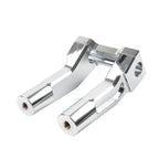 Chrome 6'' Pullback Handlebar Risers Clamp for Harley 1'' Handlebar