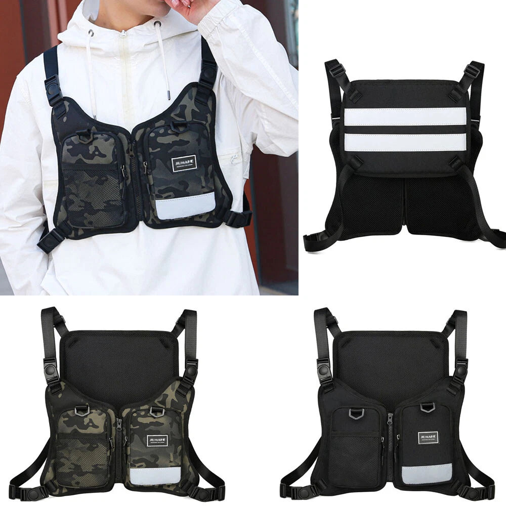 Tactical Chest Bag for Outdoor Use (Fashion Hip Hop Vest)