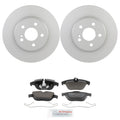 Bosch Rear Disc Brake Rotors & Semi-Met Brake Pads Kit for C207 E350 E400 E550 (2010–2016)
