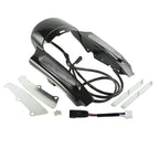 Black Rear Fender Fascia Set for Harley Road Glide Touring (2009-2013)