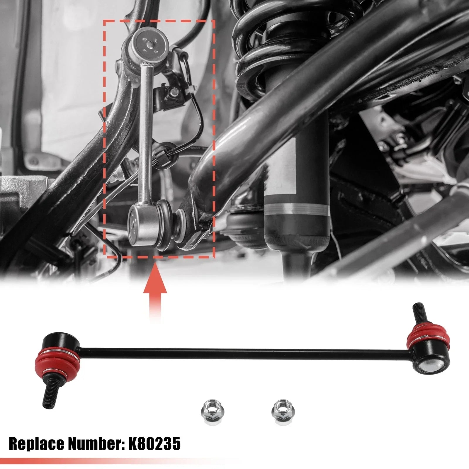 Front Stabilizer Sway Bar End Links for Mazda 3/5 & BMW 740i