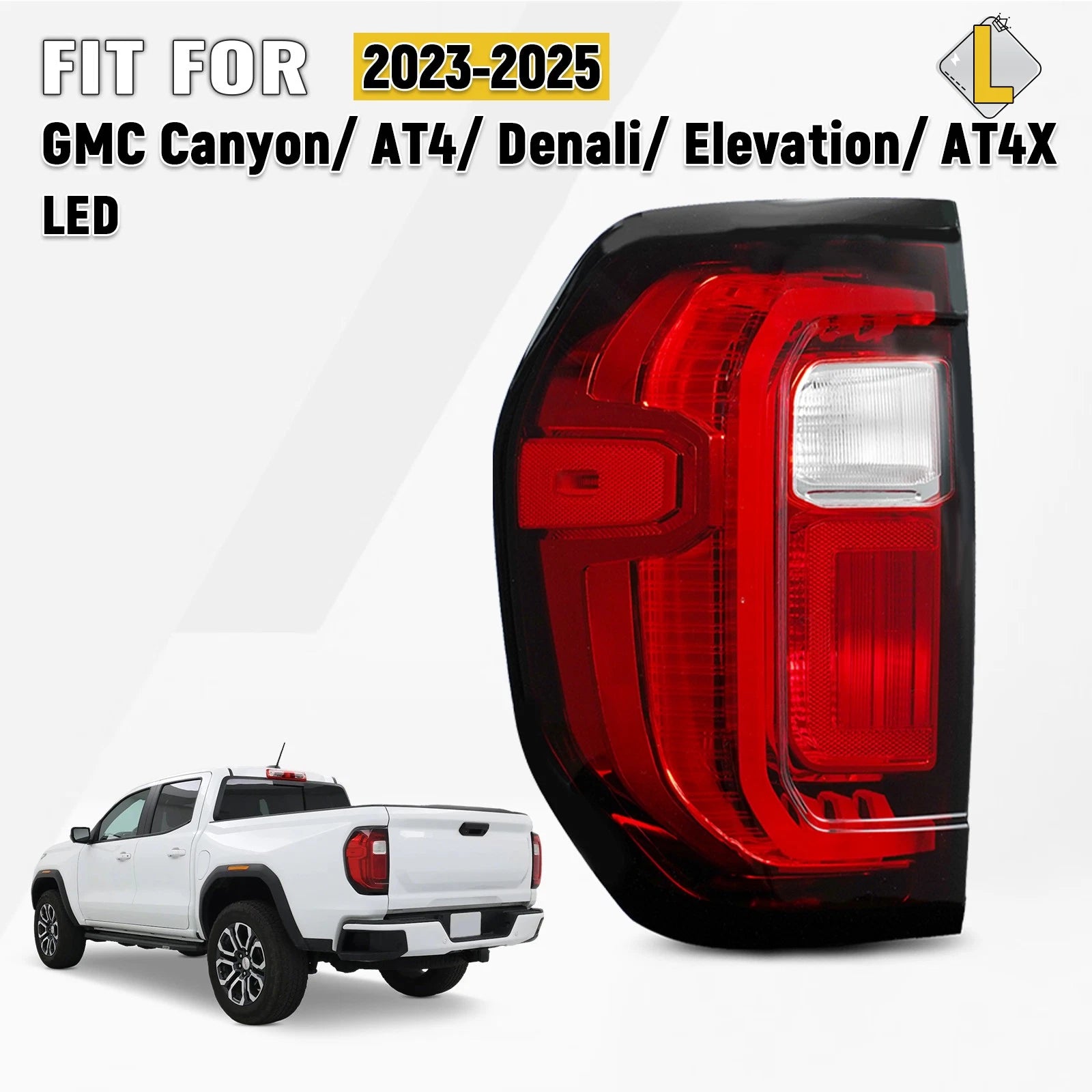 Rear LED Tail Light for GMC Canyon (2023–2026) - Left Driver Side, 85036016
