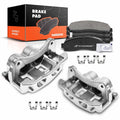 6x Front Brake Calipers & Ceramic Pads for Ford Ranger Explorer (2011–2021)