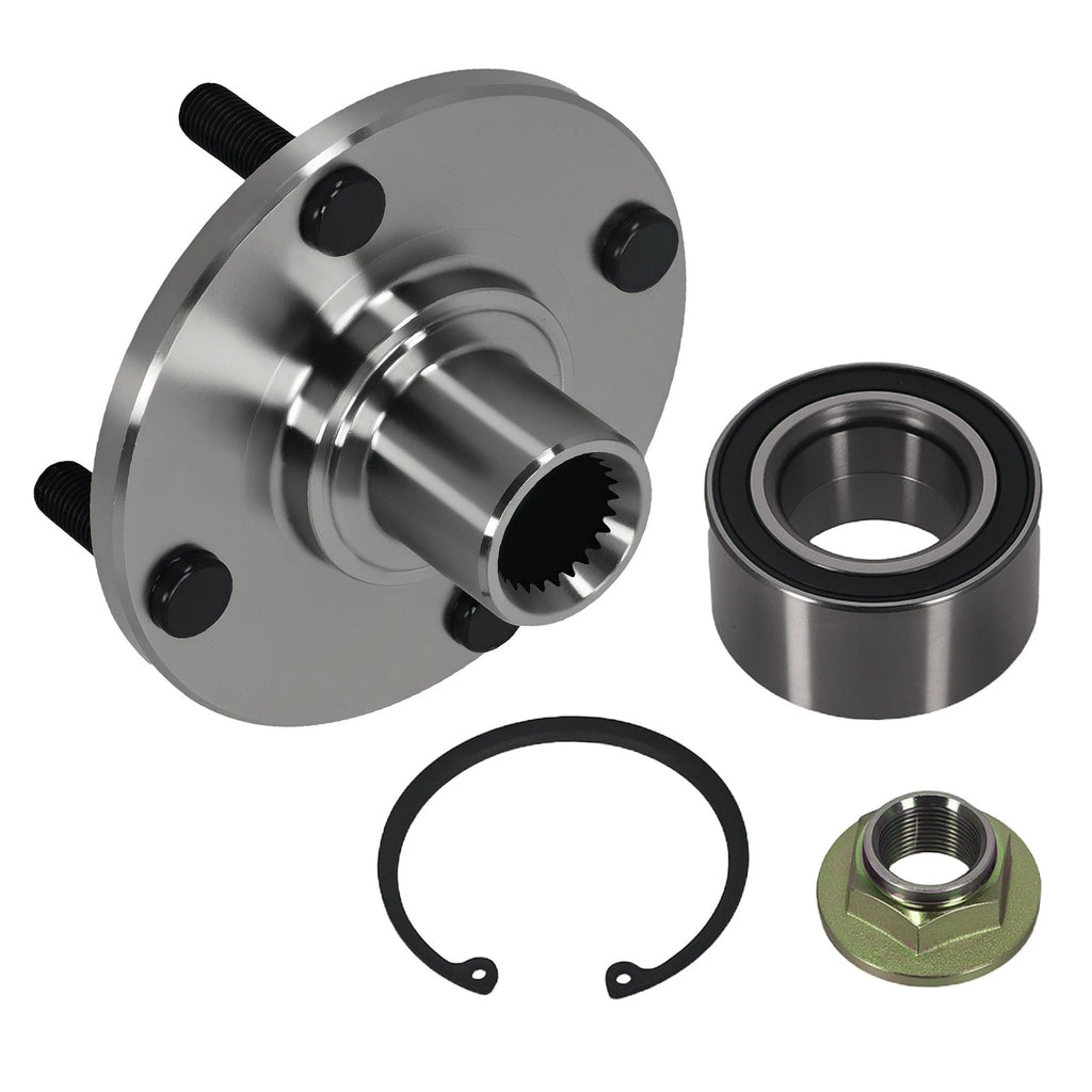 Set of 4 Bolt Front Wheel Bearing Assembly for Ford Focus (2000–2011)