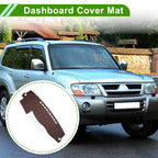 Dashboard Cover for Mitsubishi Pajero (2008–2016) Dash Mat Carpet Brown
