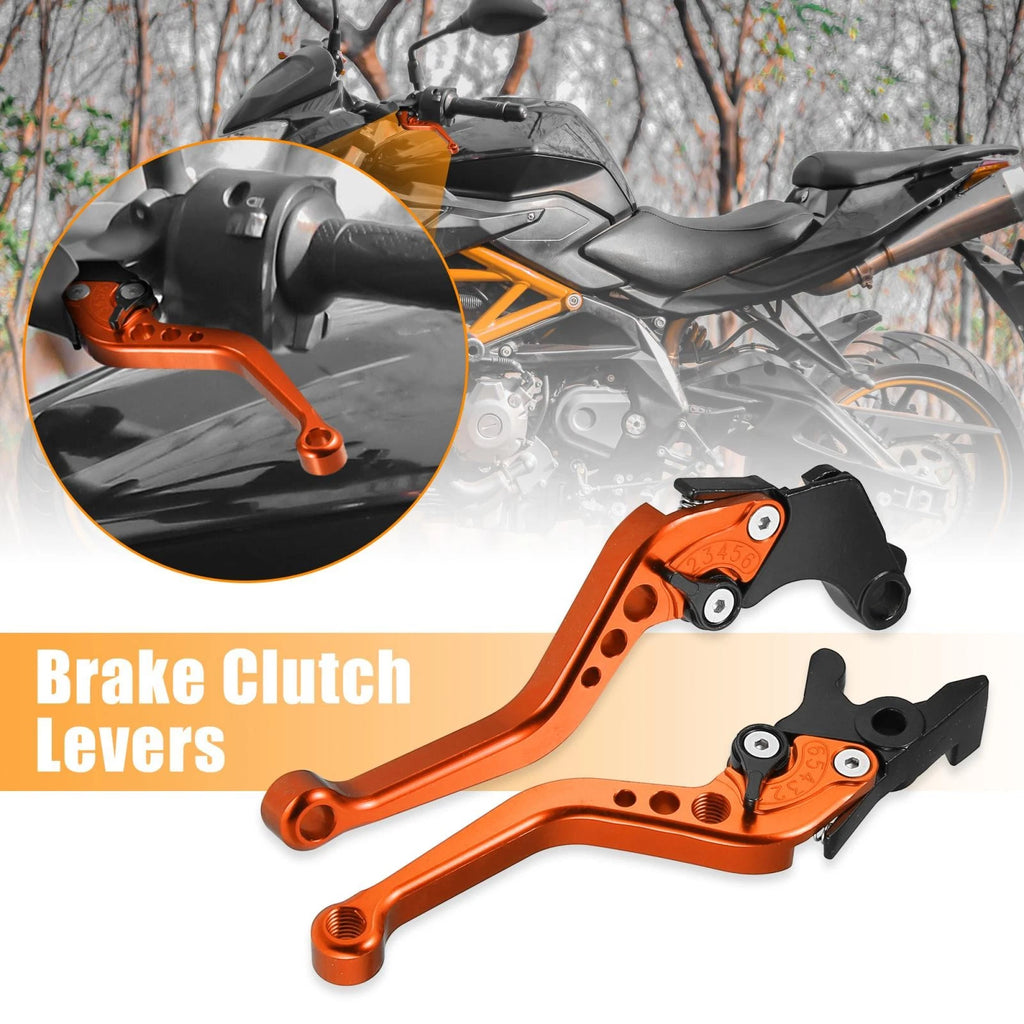 Brake Clutch Lever Set for Honda CBR300R (2014–2019) Orange Aluminum Alloy