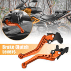 Brake Clutch Lever Set for Honda CBR300R (2014–2019) Orange Aluminum Alloy
