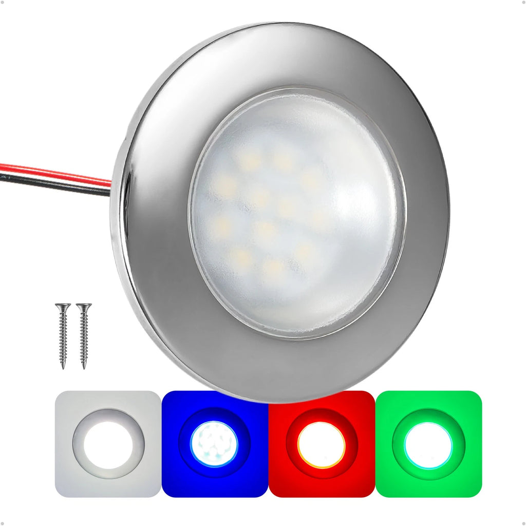 RGBW LED Interior Dome Ceiling Light for Universal Fit (12V) - FO4876