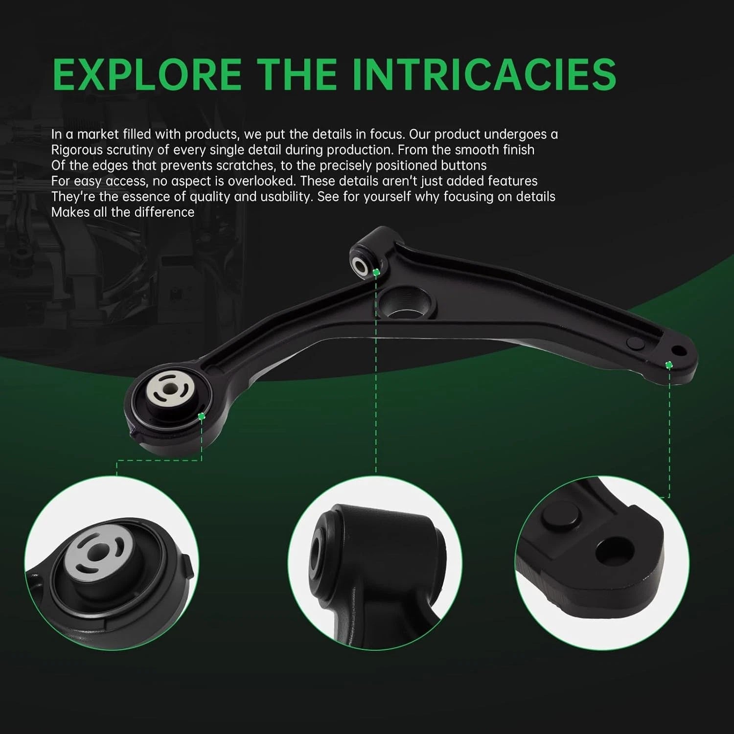 12x Front Lower Control Arms Sway Bar Tie Rods Kit for Dodge Journey (2009–2020)