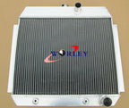 3 Row Aluminum Radiator + Fan for Chevy 1951-1954