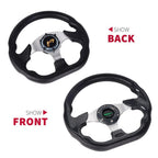 13 Inch Black Steering Wheel for EZGO/Club Car/Yamaha Golf Cart