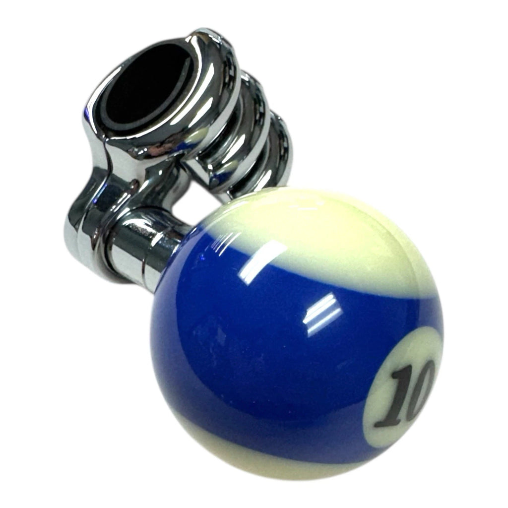 Billiards Steering Wheel Spinner Knob Replacement for Blue Pool Ball Set (10)