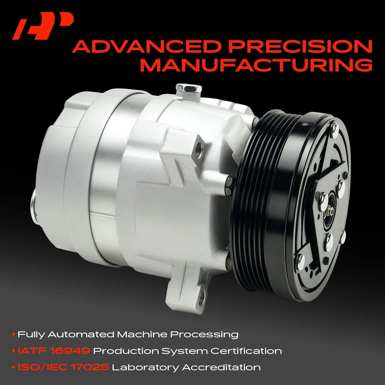 A/C Compressor with Clutch for Buick LeSabre, Oldsmobile LSS, Pontiac
