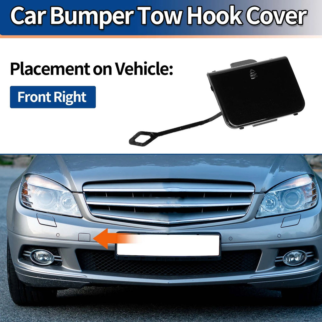 Tow Hook Cover for Mercedes-Benz C-Class W204 (2007–2015)