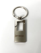 Key Fob Chain Rectangle Chrome Gunmetal Replacement for Shelby GT500 (2020–2024)