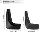 Set of 2 Mud Flaps Splash Guards for Audi A3 Saloon (2017–2021)