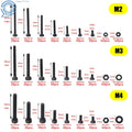1260 Pieces Metric Bolt Assortment for (4MM–30MM)