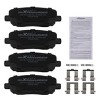 Set of 4 Rear Ceramic Brake Pads for Acura MDX (2007–2013), ZDX (2010–2013) D1281