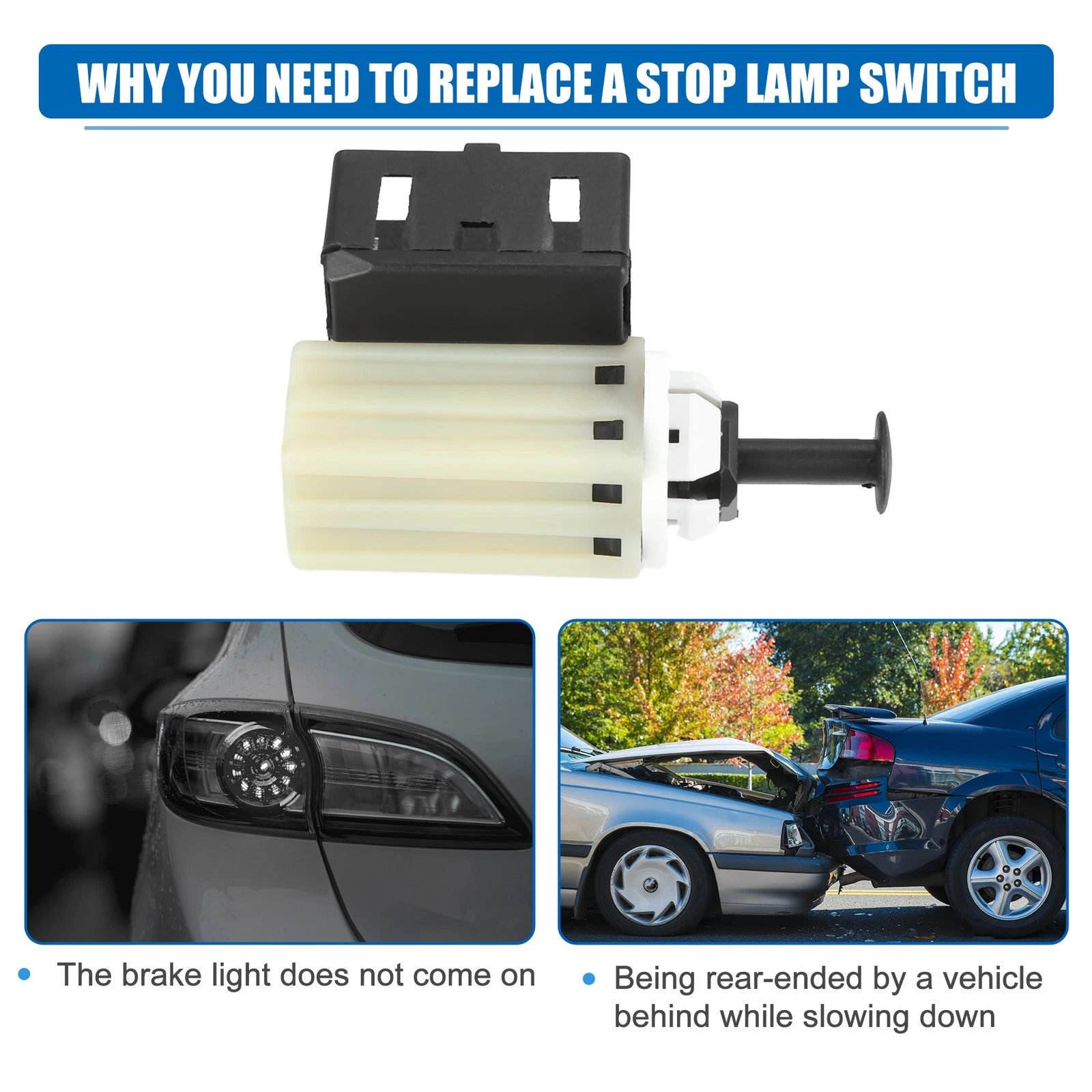 Stop Lamp Switch for Dodge Avenger (2013–2014) No. 56054001AD