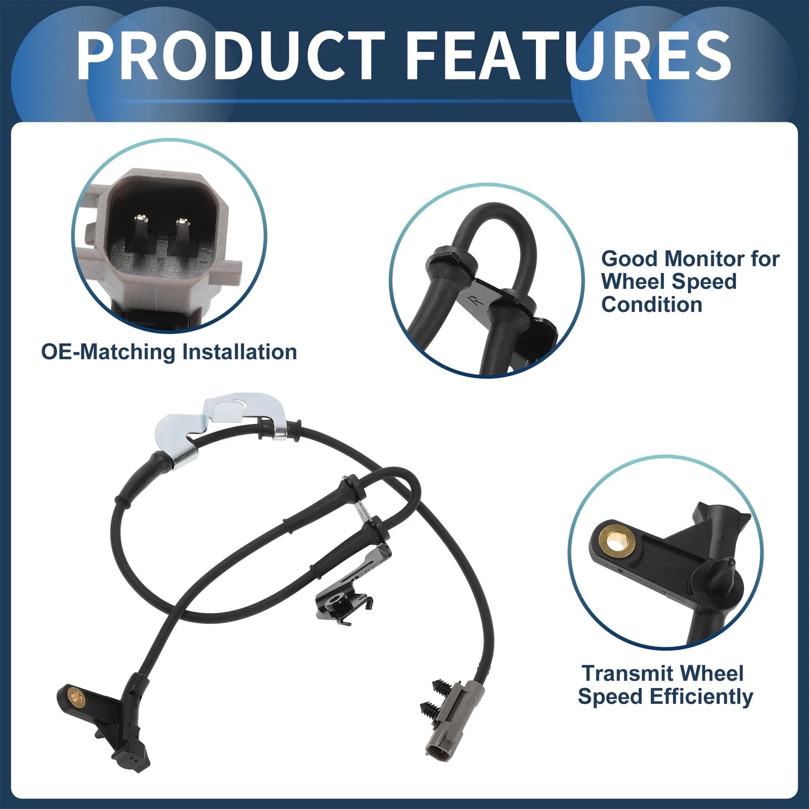 ABS Wheel Speed Sensor No. 4638470AC for Chrysler Town & Country (2011–2016)