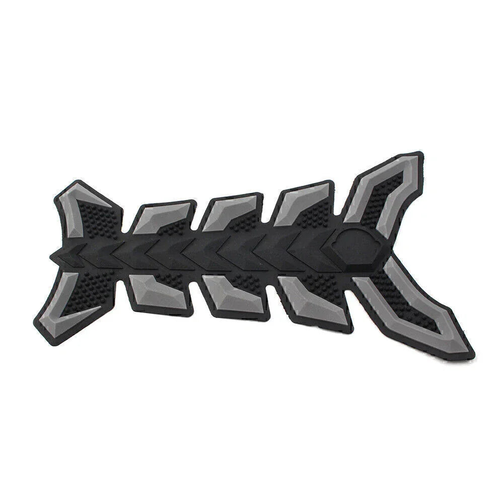 3D Decal Sticker Protector for Universal Motorcycle Grey Gas Fuel Tank Pad