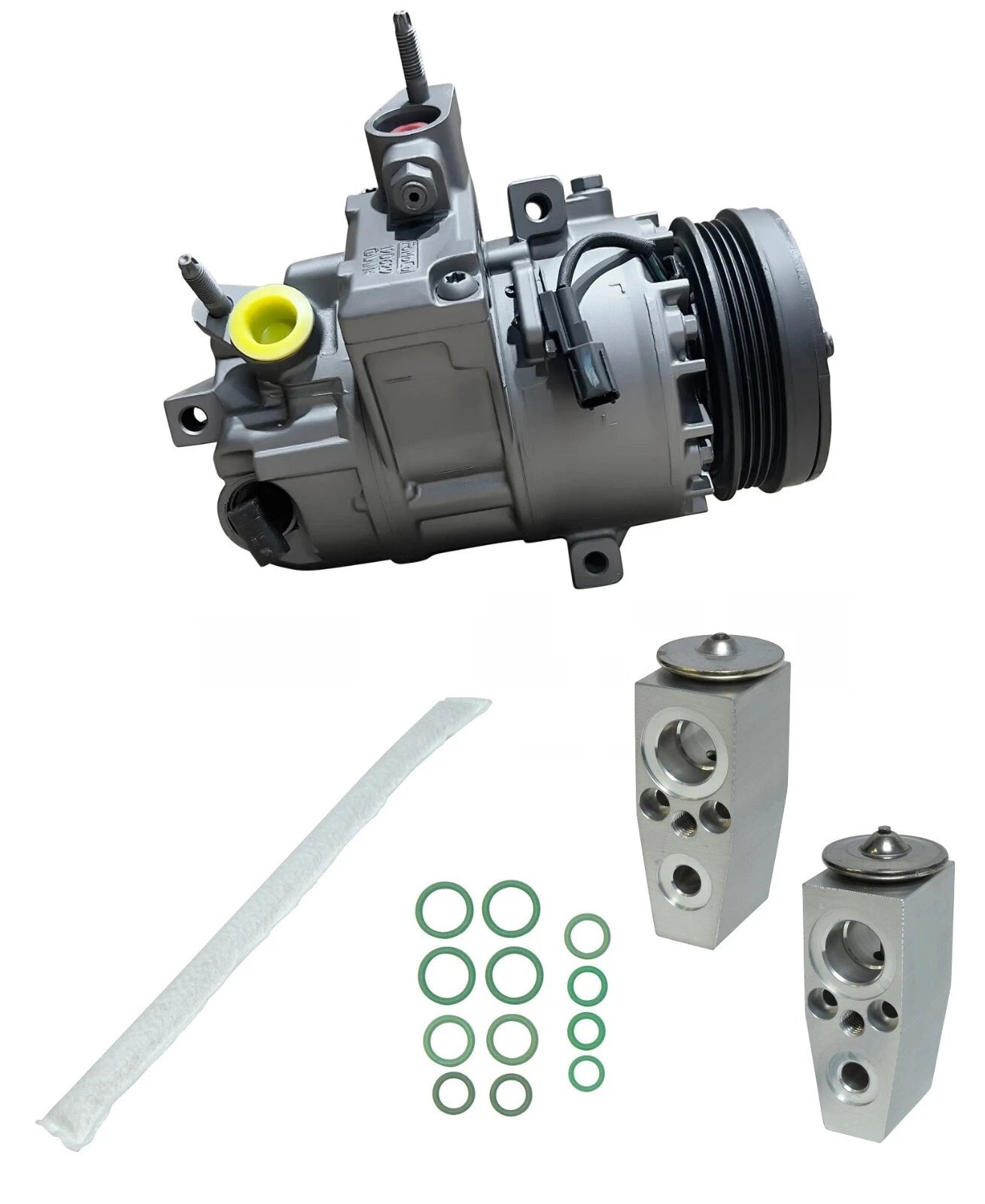 AC Compressor Kit Replacement for Ford Transit-150 3.5L (2022–2023) Rear