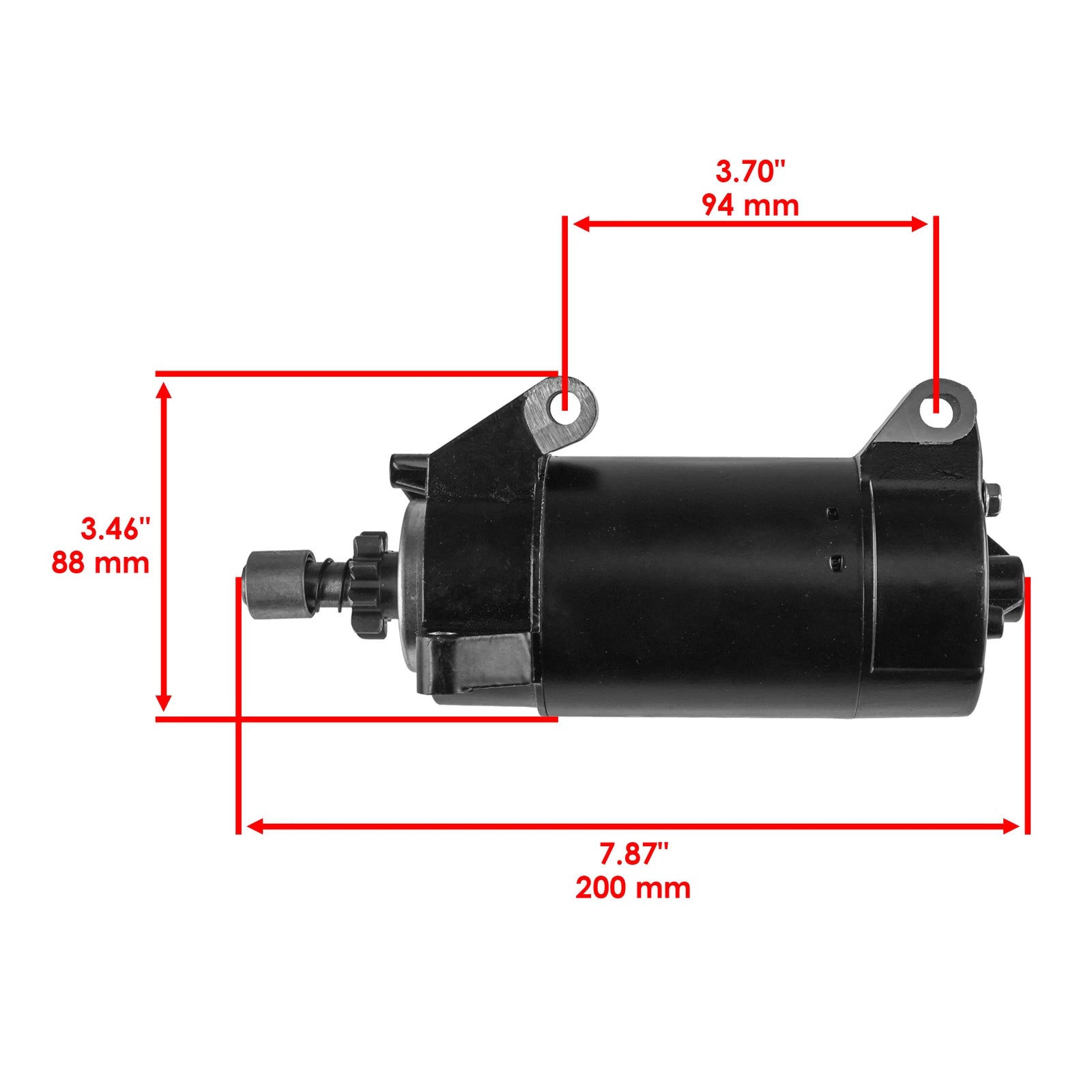 Starter for Yamaha 60TLR 60HP (2001–2006) Marine Outboard