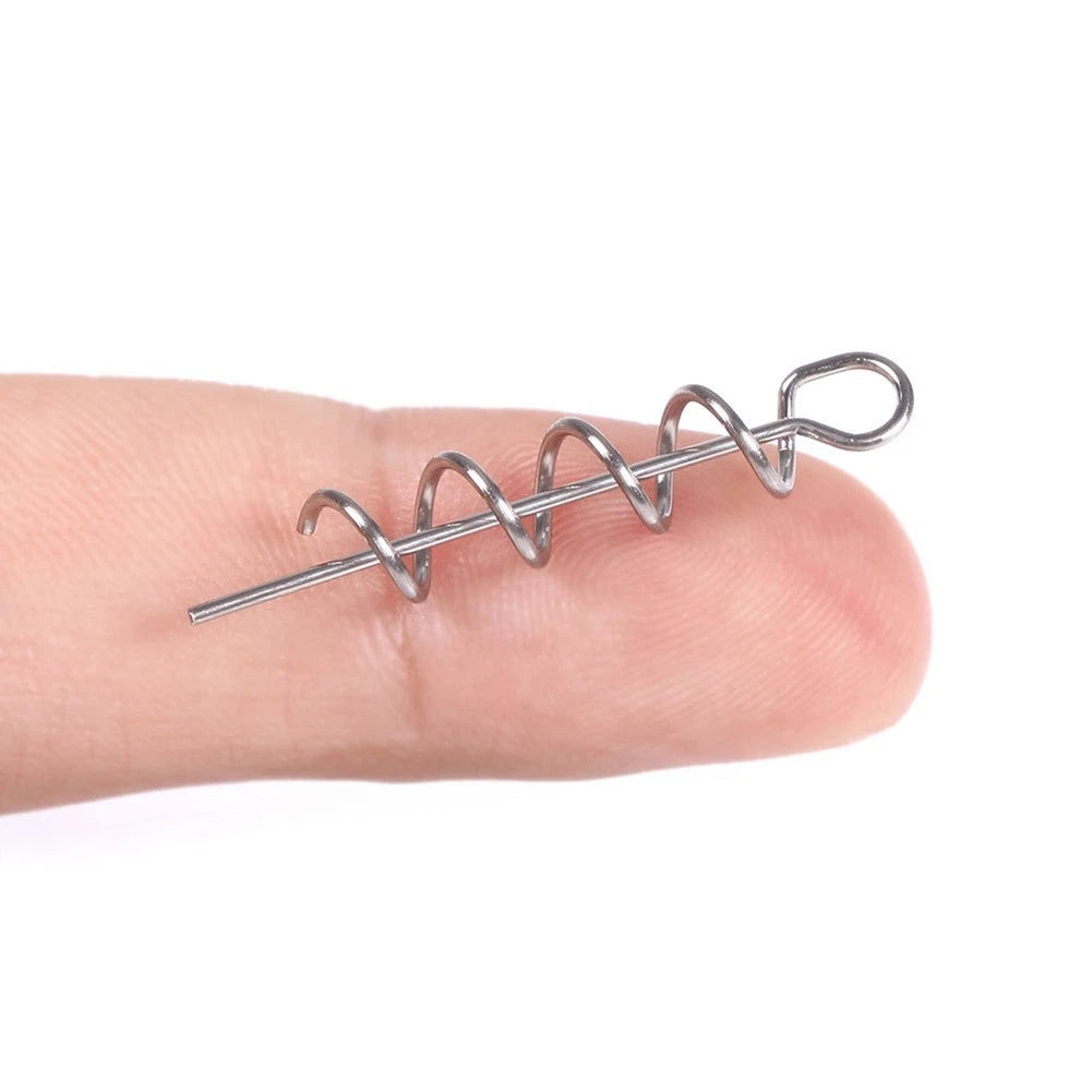 Centering Spring Lock Pin for Soft Lure Bait (50 pcs)