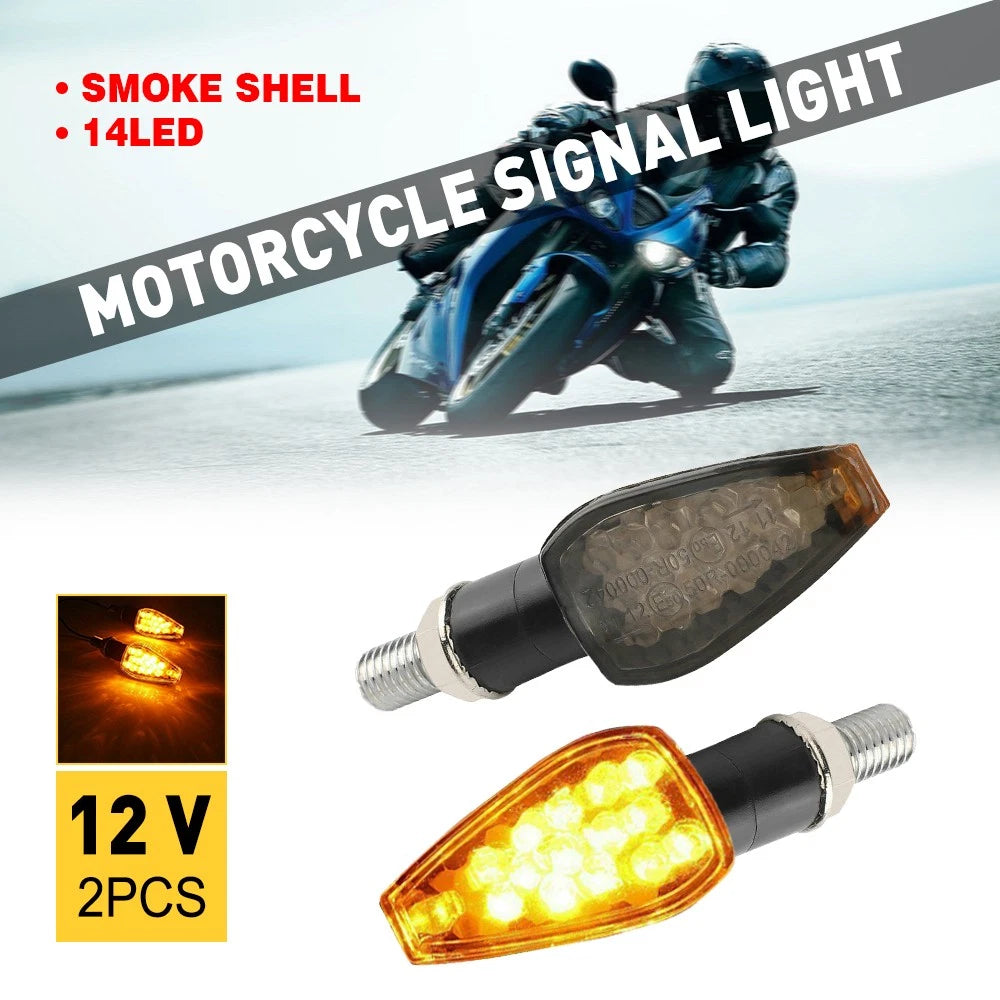 LED Turn Signals for Universal Motorcycle (14 LED)