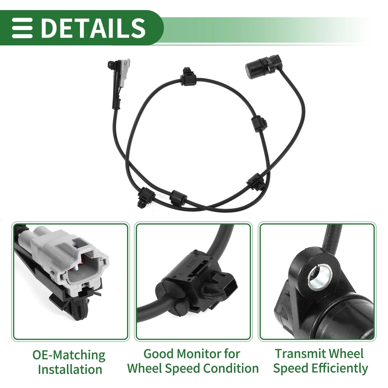 ABS Wheel Speed Sensor No. 895450C020 for Toyota Tundra (2000–2023)