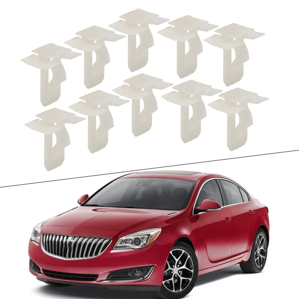 10x Headliner Pillar Molding Trim Clips for Buick Regal, Chevy Camaro, Malibu