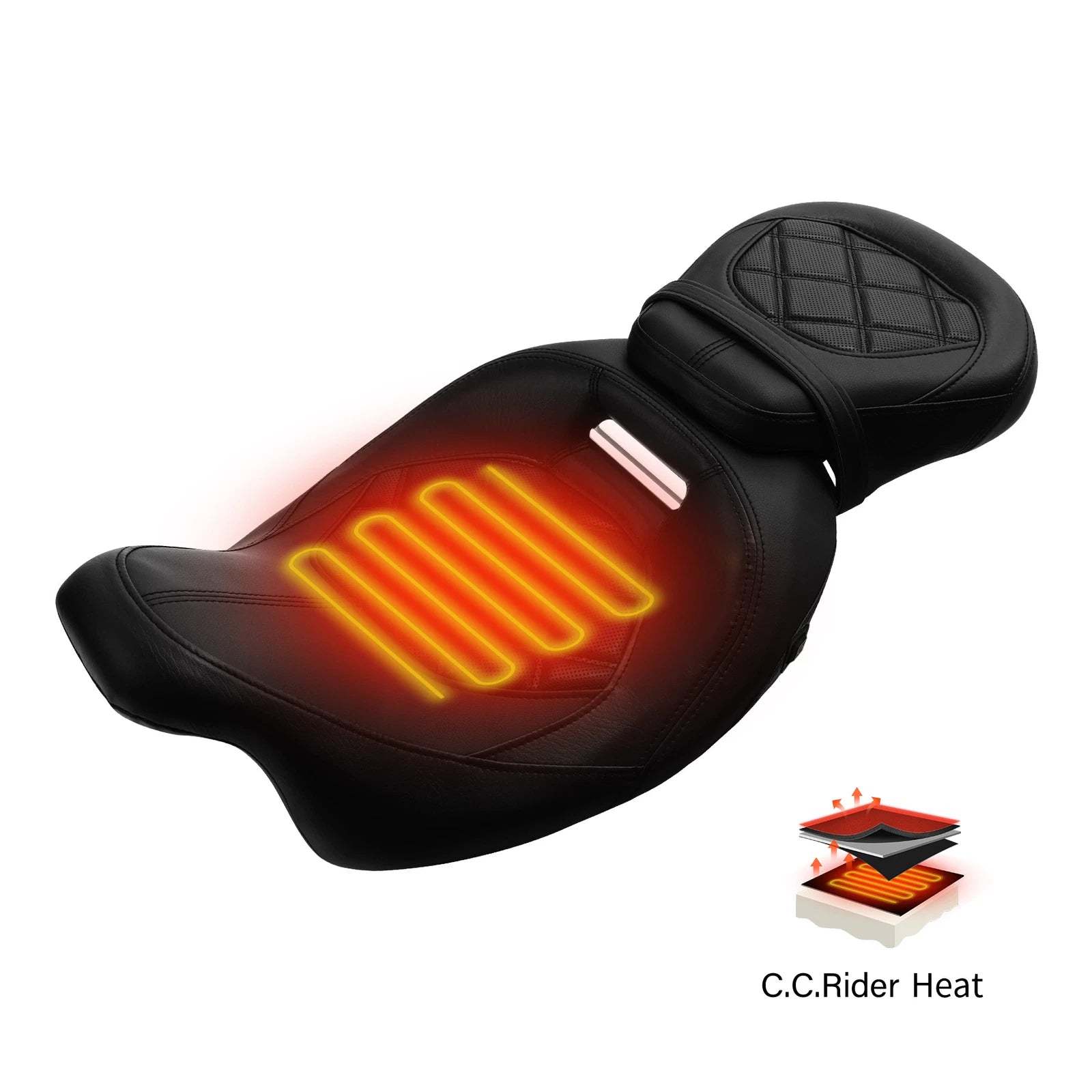 Heated Seats for Harley CVO Road Street Glide (2009–2023)