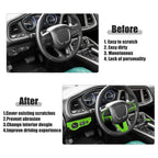 Steering Wheel Decoration Trim for Dodge Charger Challenger (2015-2021)