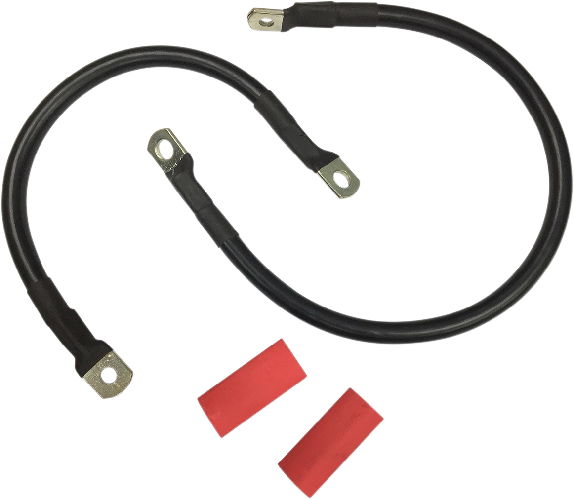 Set of 2 Black Battery Cables for Harley-Davidson XL ('86–'03) E25-0091B-D3
