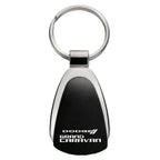 Black Teardrop Keychain - Officially Licensed for Dodge Grand Caravan
