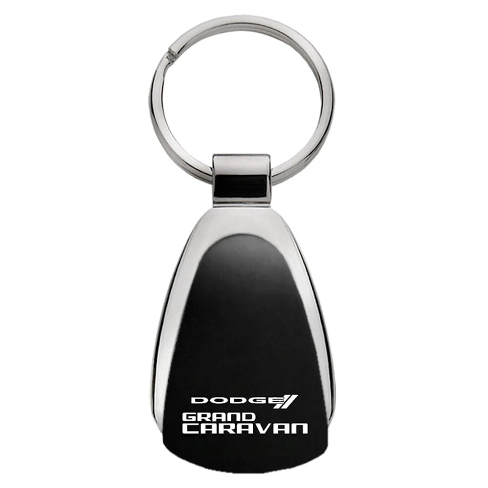 Black Teardrop Keychain - Officially Licensed for Dodge Grand Caravan