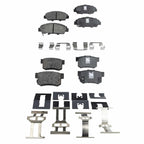 Set of 4 Ceramic Brake Pads for Honda Prelude (1992–1996)