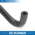 Engine Radiator Hose No. 17127534527 for BMW 750i (2006–2008) Rubber Black